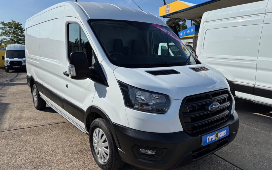2021/71 FORD TRANSIT 2.0 350 ECOBLUE LEADER FWD L3 H2 130 BHP  ** WET BELT REPLACED **
