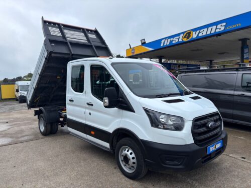 2021/71 FORD TRANSIT 350 LEADER D/C TIPPER 2.0 130 BHP ** WET BELT INCLUDED **