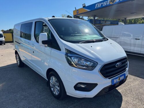 2022/22 FORD TRANSIT CUSTOM 300 LIMITED L2 H1 2.0 TDCi 130 CREW VAN  ** SAMEDAY DRIVE-AWAY **