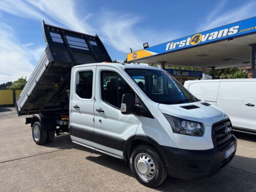 2022/72 FORD TRANSIT 350 LEADER D/C TIPPER 2.0 130 BHP ** AIR CON **